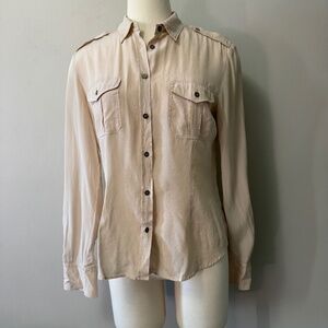 Weekend Max Mara Cream Button-Up Shirt